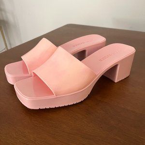 Steve Madden Harlin Heeled Sandal Pink Size 8